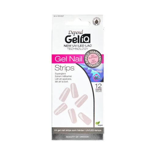 GeliQ Gel Nail Strips - French Flirt