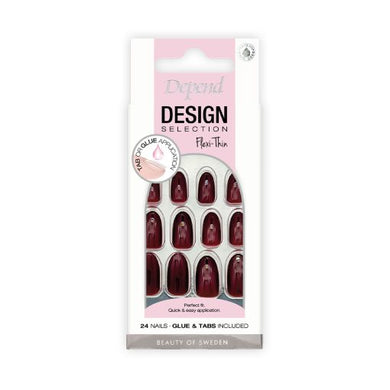 Design Selection Bordeaux Red Medium Oval 80208