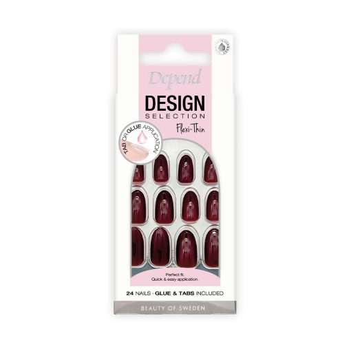 Design Selection Bordeaux Red Medium Oval 80208