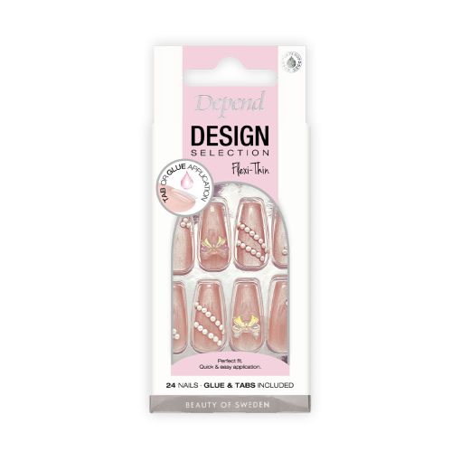 Design Selection Pink Shimmer Decor Coffin 80209