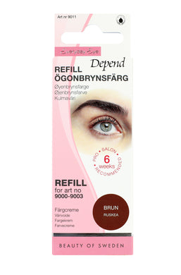 Refill Ögonbrynsfärg Brun 9001