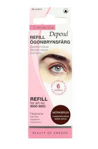 Refill Ögonbrynsfärg Mörkburn 9003